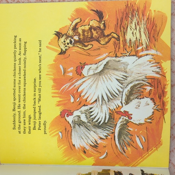 Benji and the Tornado 1981 Child's Book - Picture 4 of 5